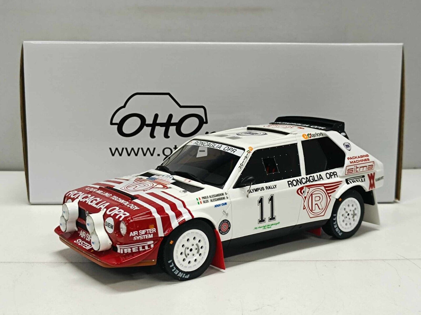 Lancia Delta S4 GR.B Olympus Rally 1986 - Ottomobile 1:18 Nuovo Limited