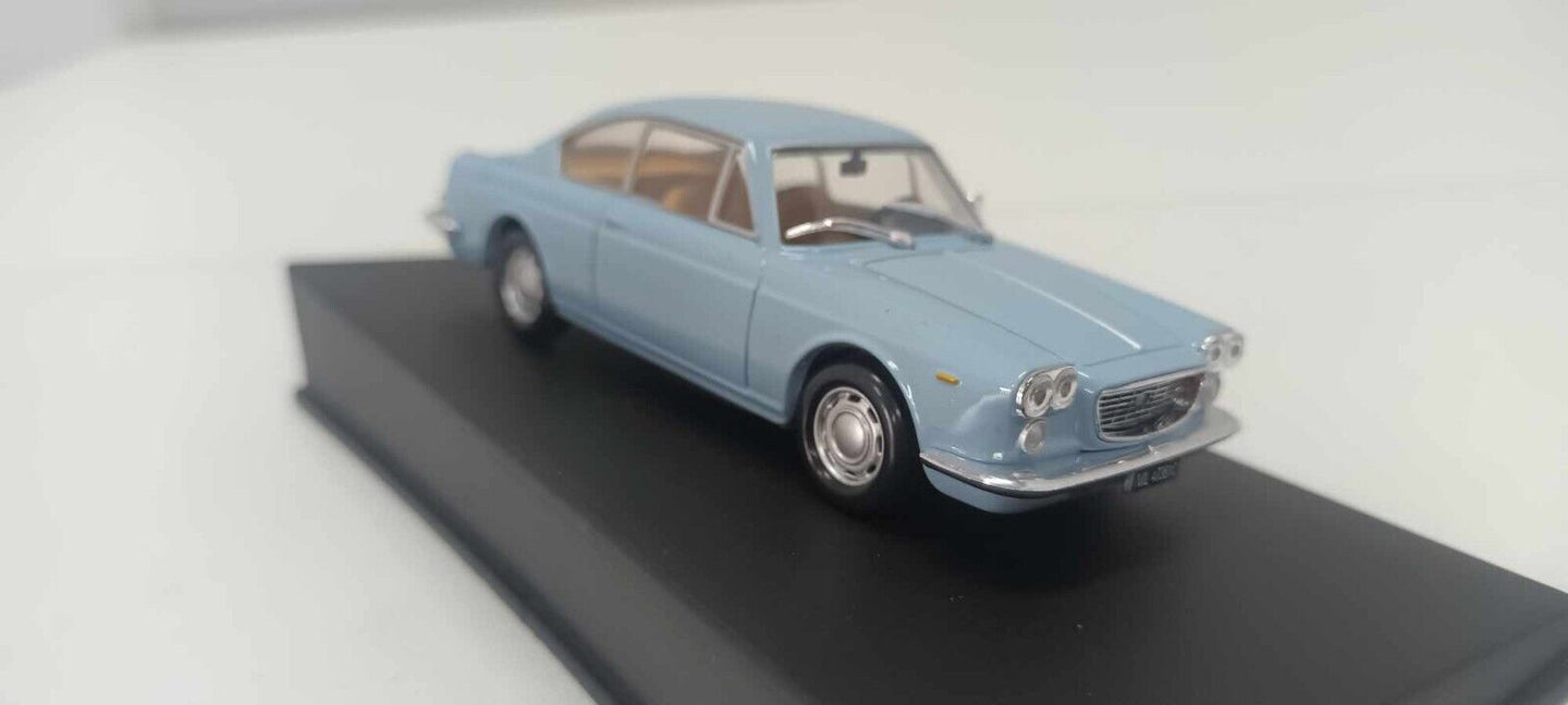 Lancia Flavia Coupé 1961 Azzurro Edicola Deagostini 1:43 Usato + Teca + Basetta