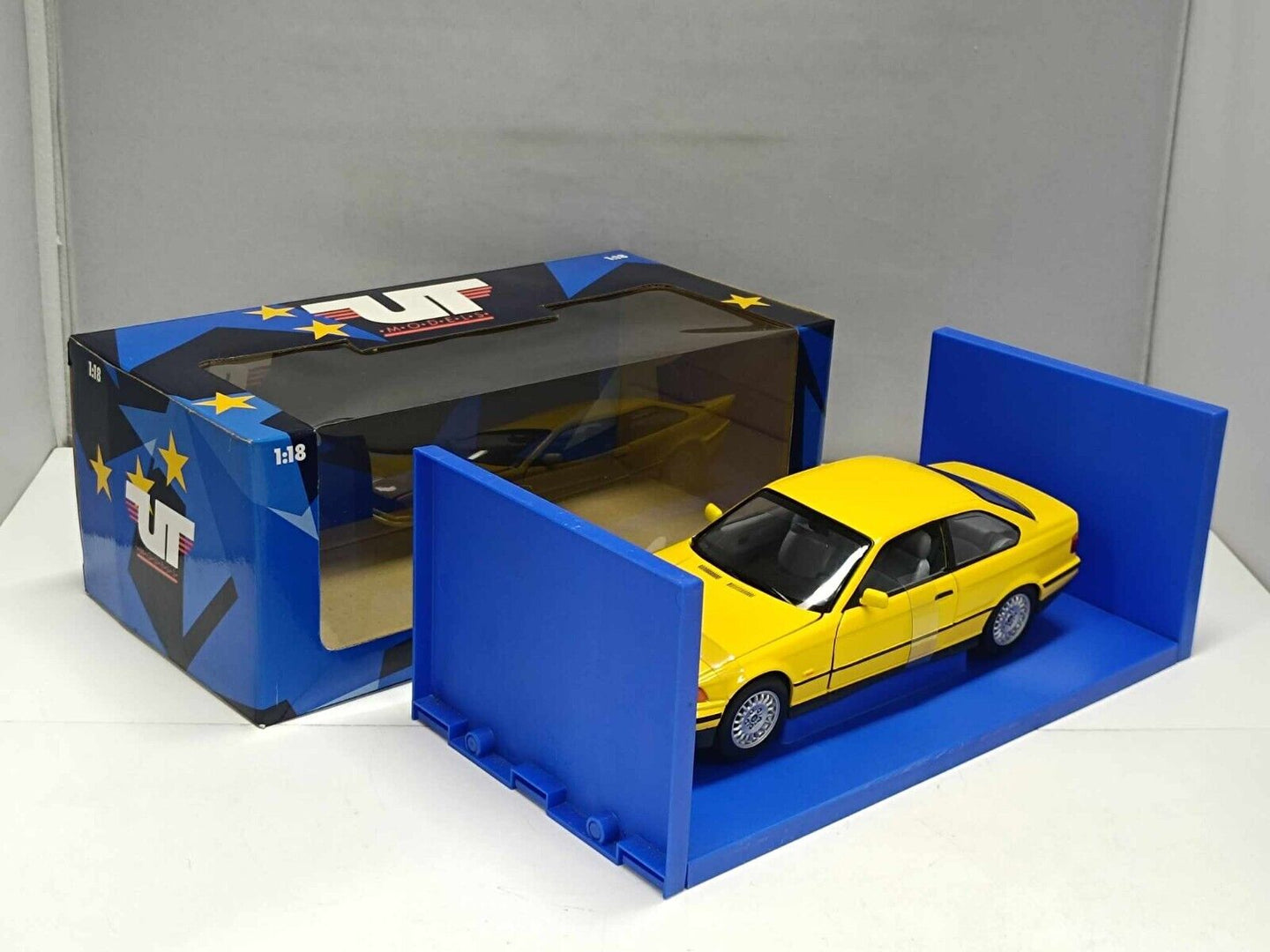 BMW Serie 3 Series Coupé UT Models 1:18 Giallo Yellow Usato + Box 1/18