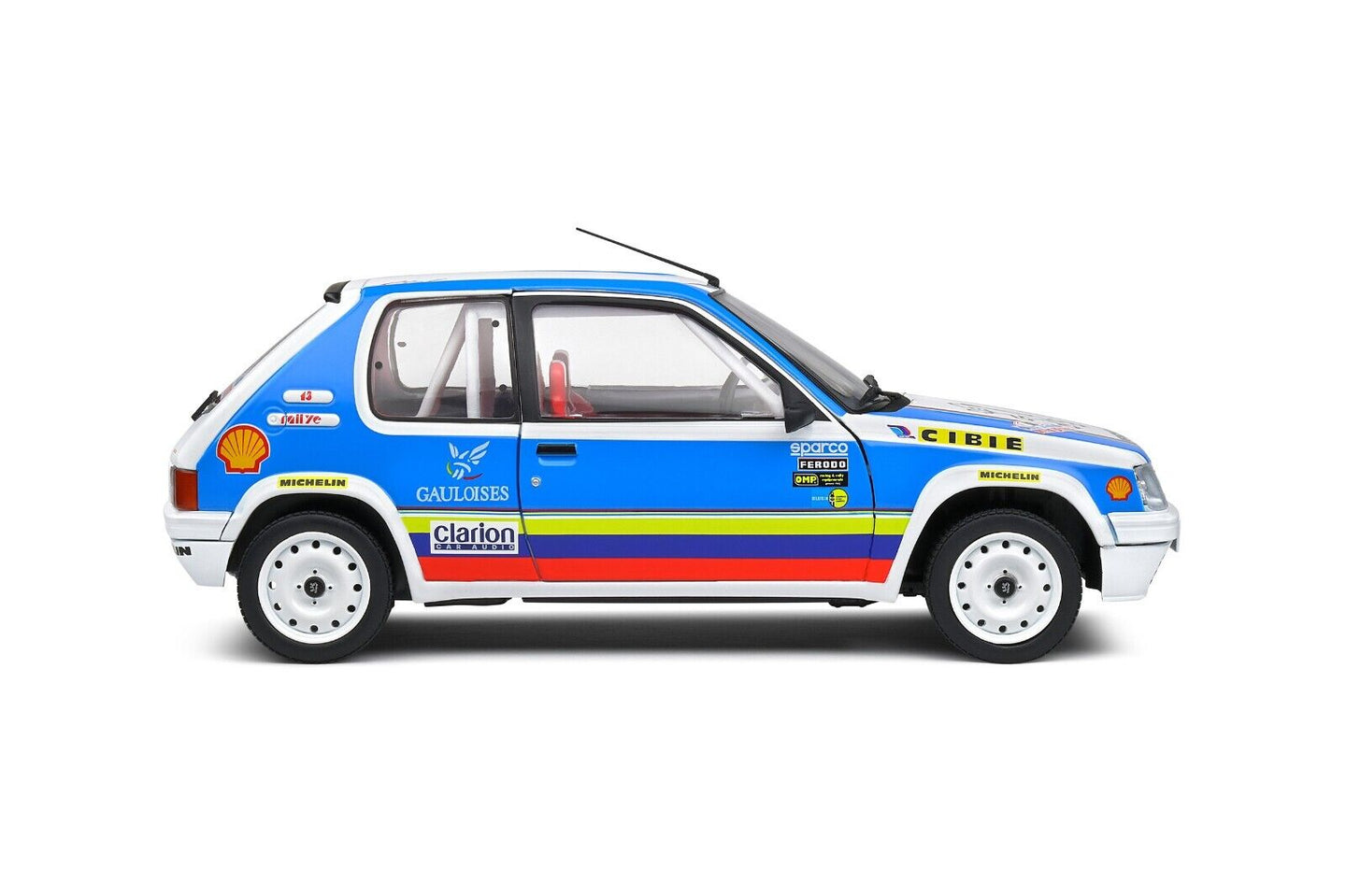 Peugeot 205 Rallye 1.9L Schwab 1990 Solido 1:18 Nuovo 1/18