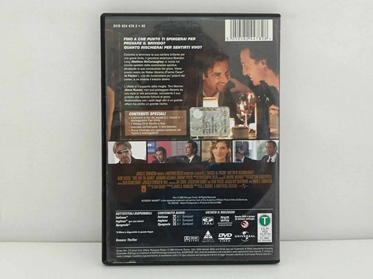 Rischio A Due Two For The Money Film DVD Italiano Usato Ita Al Pacino