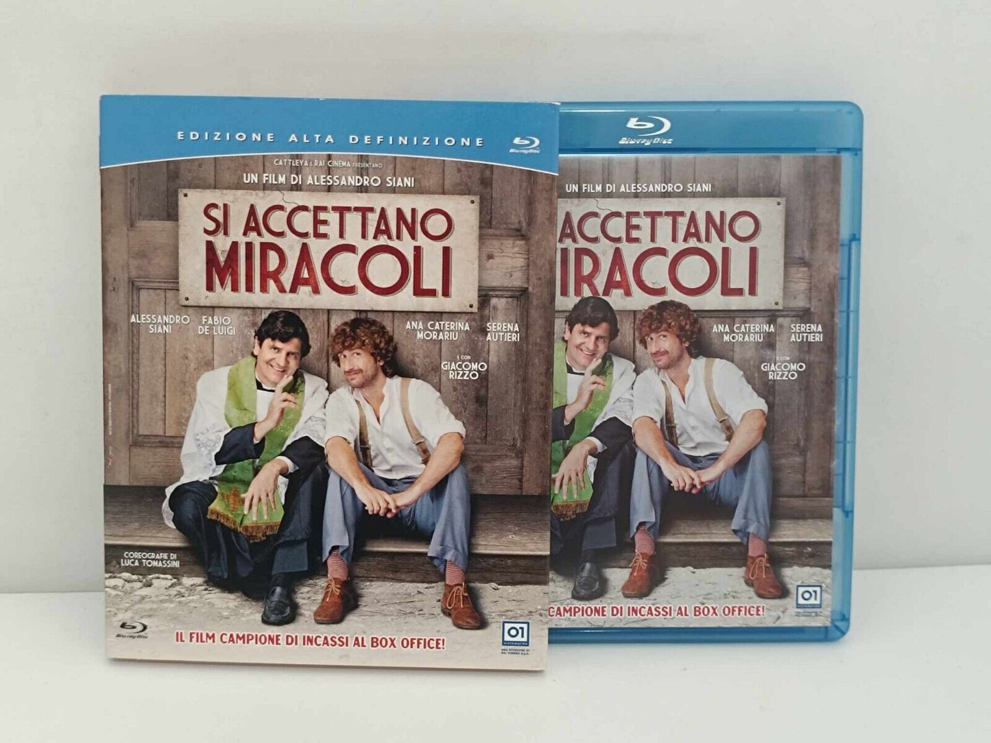 Si Accettano Miracoli Film Blu Ray Alessandro Siani / Fabio De Luigi Italiano