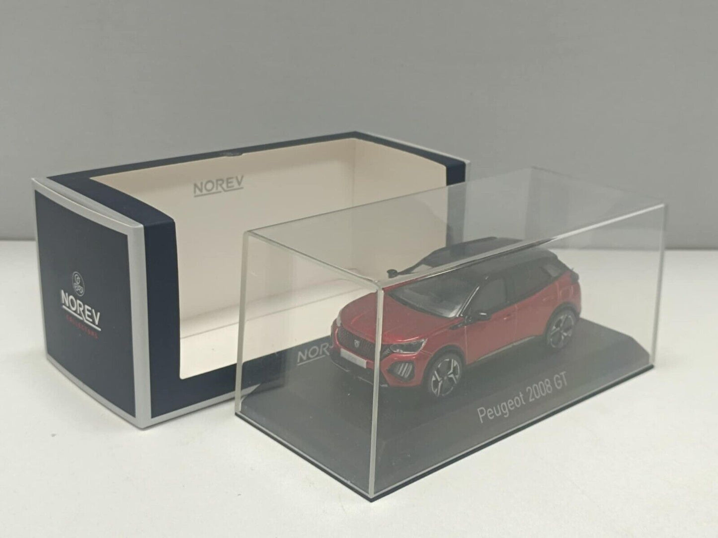 Peugeot 2008 GT 2024 Elixir Red Rosso Metallizzato Norev 1:43 Nuovo 1/43