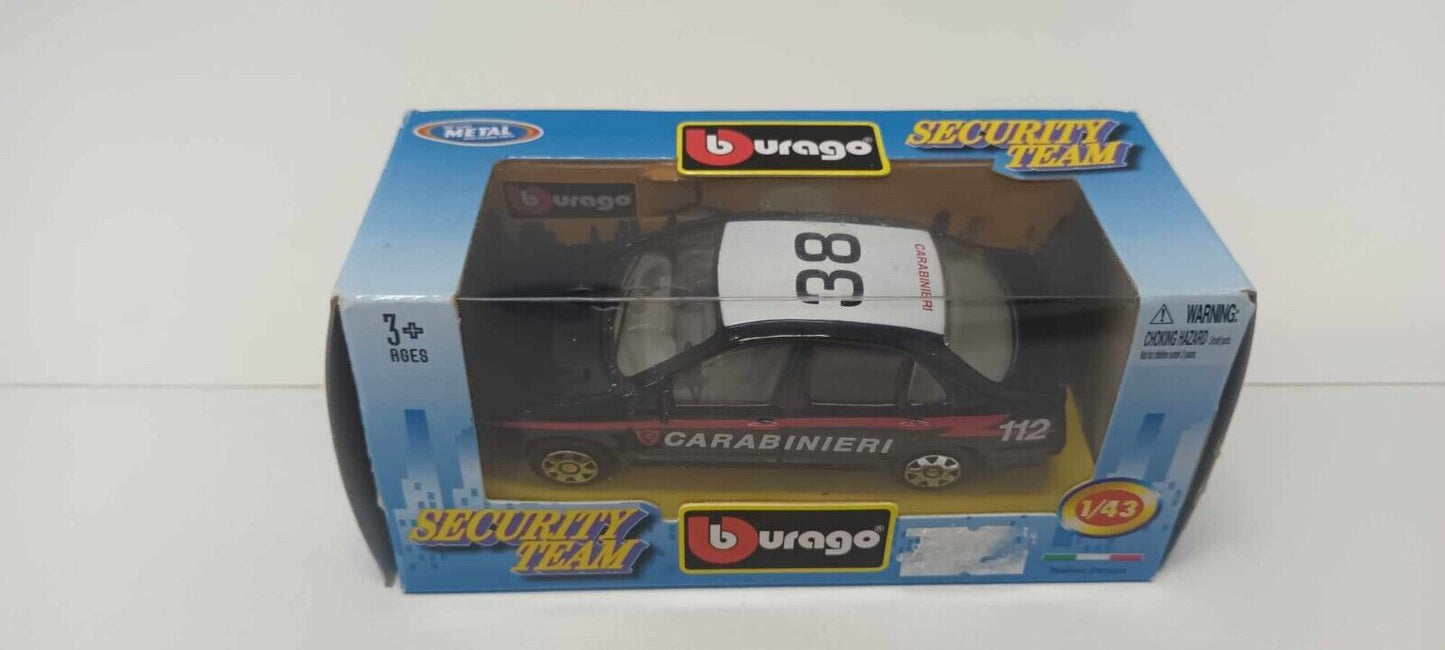 Fiat Marea Carabinieri Burago Security Team 1:43 Usato + Box GM Shop