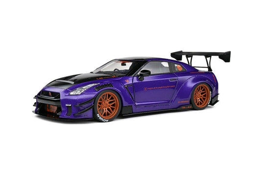 Nissan Skyline GT-R R35 Body Kit Type 2 Purplezilla 2022 Solido 1:18 Nuovo