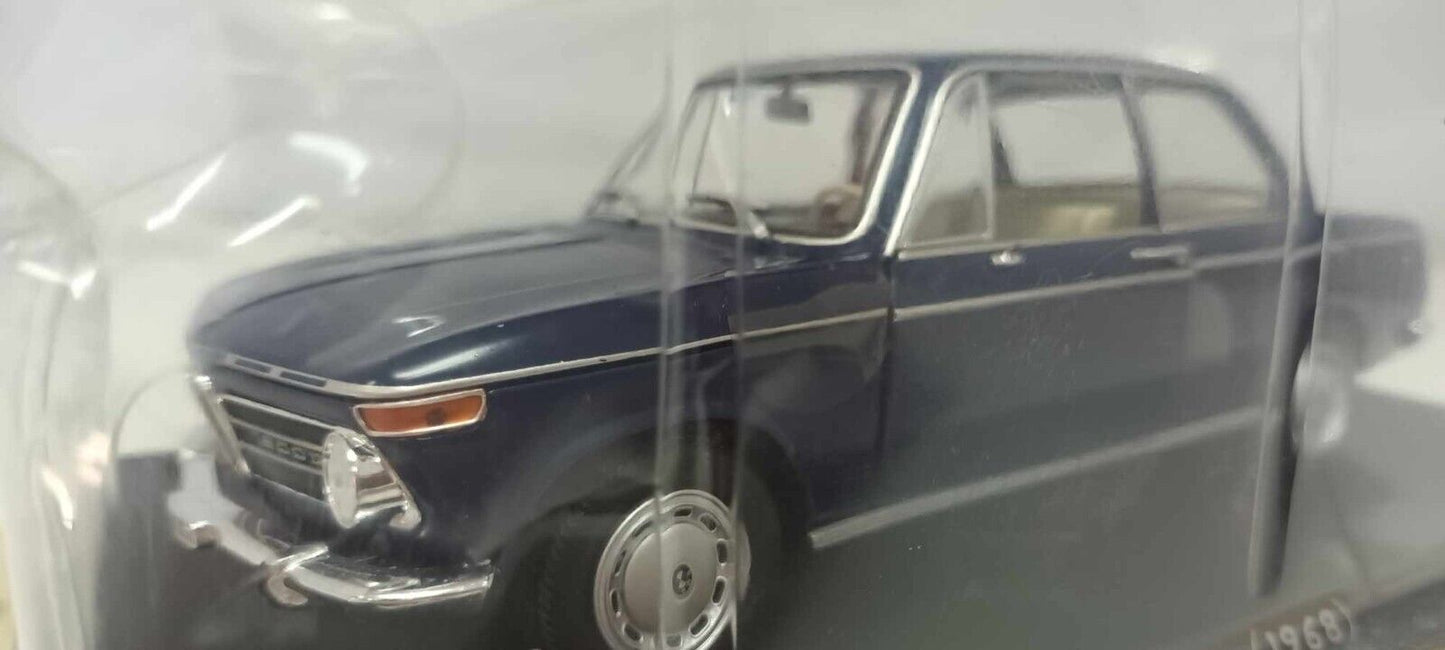 BMW 1600ti 1968 Blu Notte Edicola 1:24 Usato + Blister