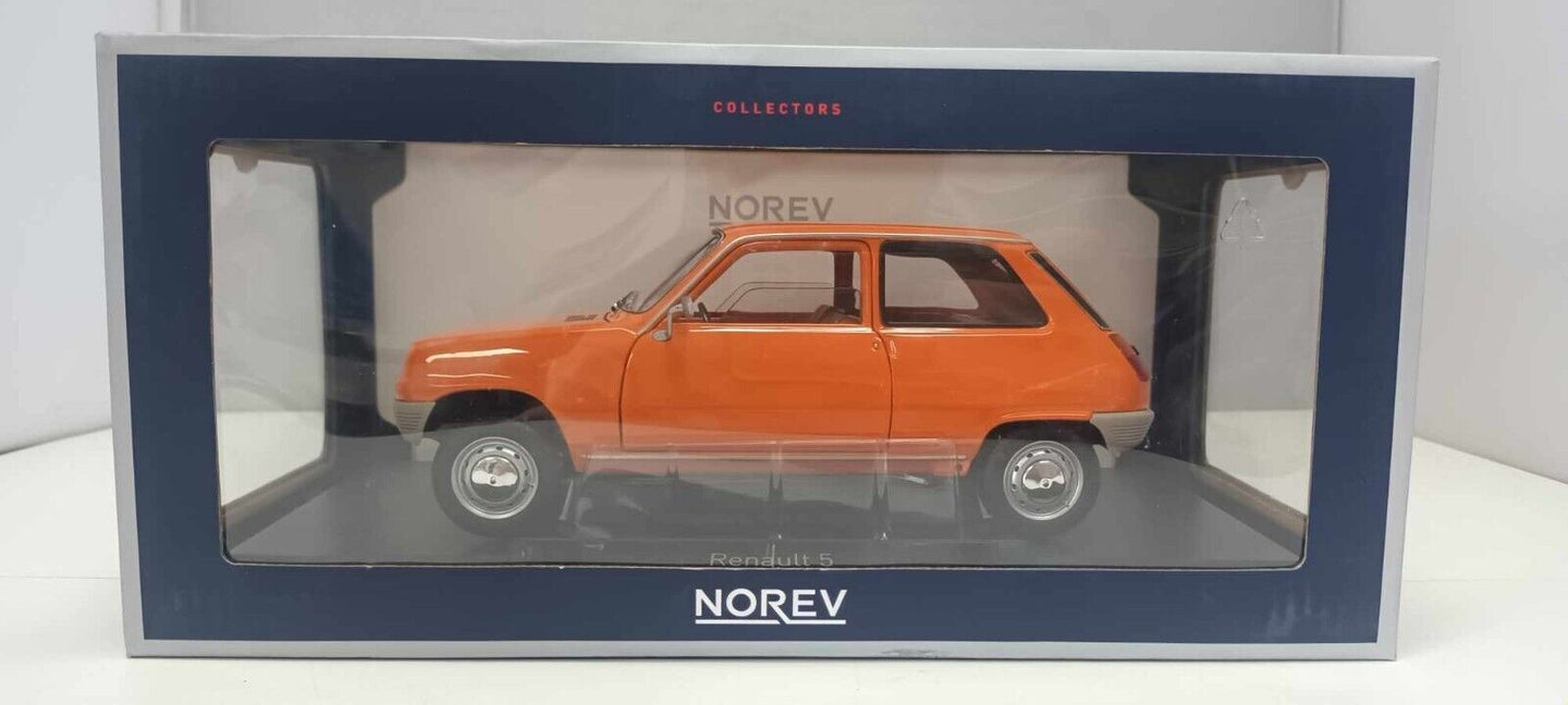 Renault 5 Orange Arancione 1972 Norev 1:18 Usato + Box 1/18