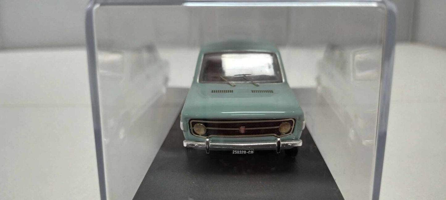 Fiat 128 - 1969 Quattro Porte Rio 1:43 Azzurro Usato + Teca + Box