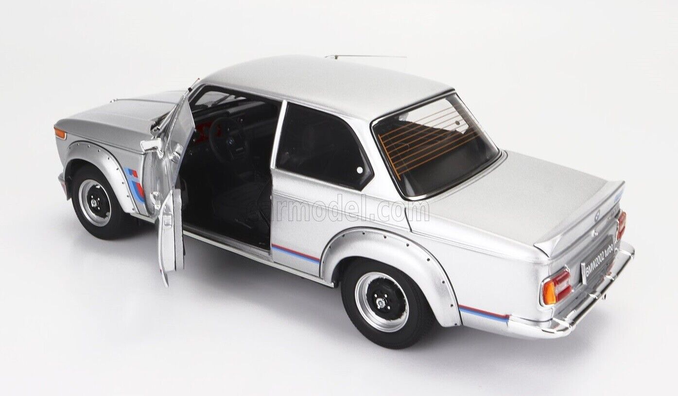 BMW 2002 Turbo 1974 Silver Kyosho 1:18 Nuovo 08544S 1/18