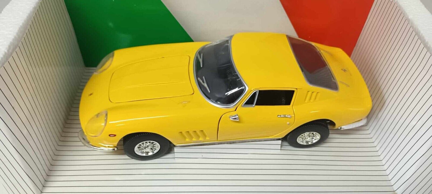 Ferrari 275 GTB 4 1966 ERTL European Classics 1/18 Giallo Yellow Usato + Box