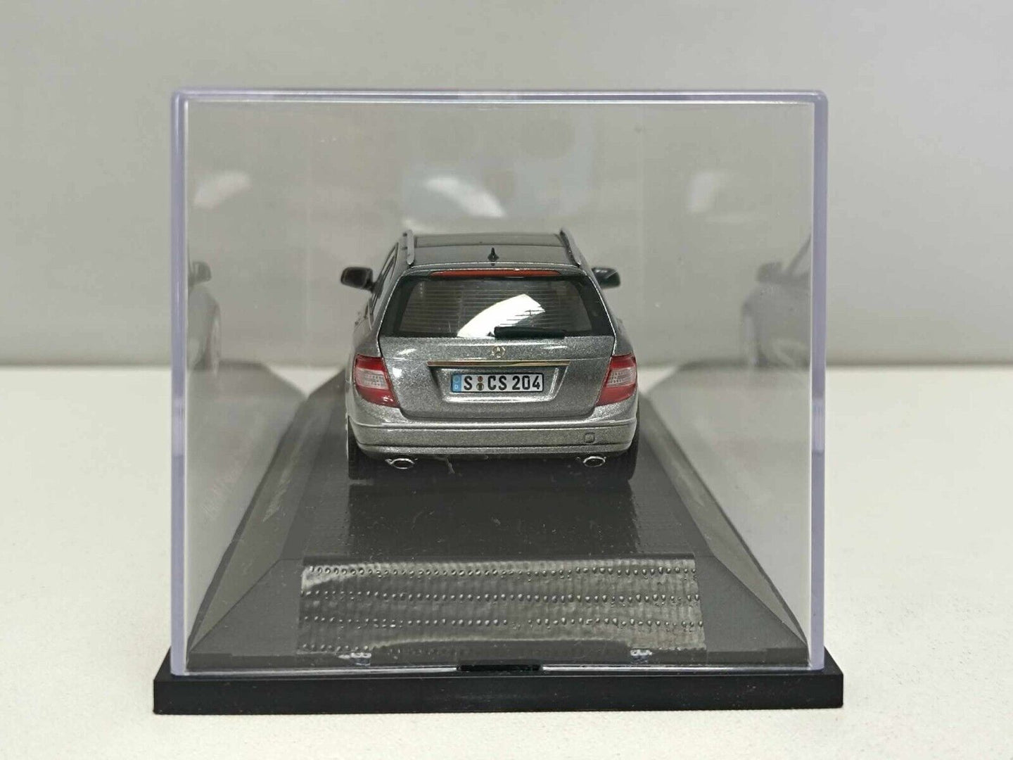 Mercedes-Benz C Klasse T-Modell W204 2007 Palladium Silver Schuco 1:43 Dealer