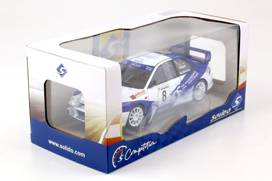 Subaru impreza s5 wrc rally azimut di monza 2000 v.rossi solido 1:18
