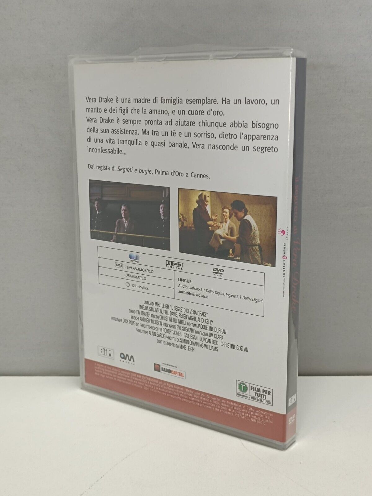 Il Segreto Di Vera Drake Film DVD Italiano Ita Nuovo La Cineteca L'Espresso
