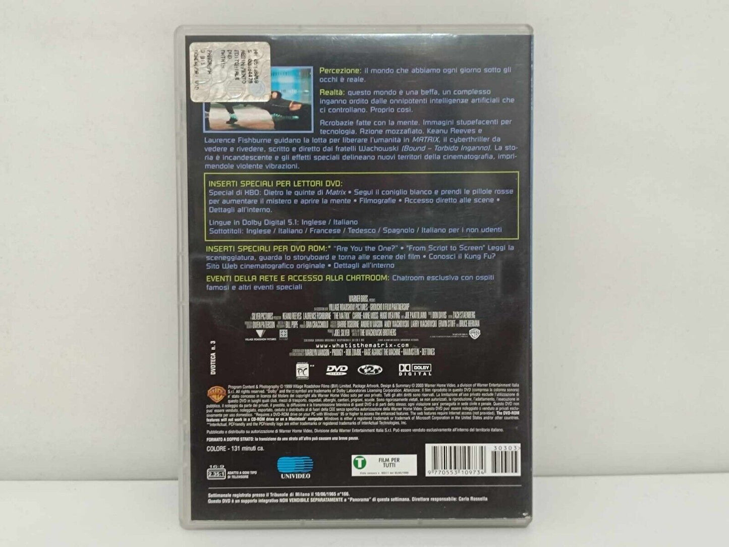 Trilogia Matrix Dvd Completa 1999/Reloaded/Revolutions Keanu Reeves