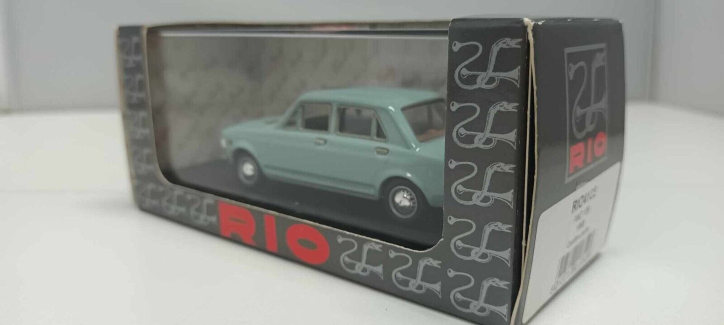 Fiat 128 - 1969 Quattro Porte Rio 1:43 Azzurro Usato + Teca + Box
