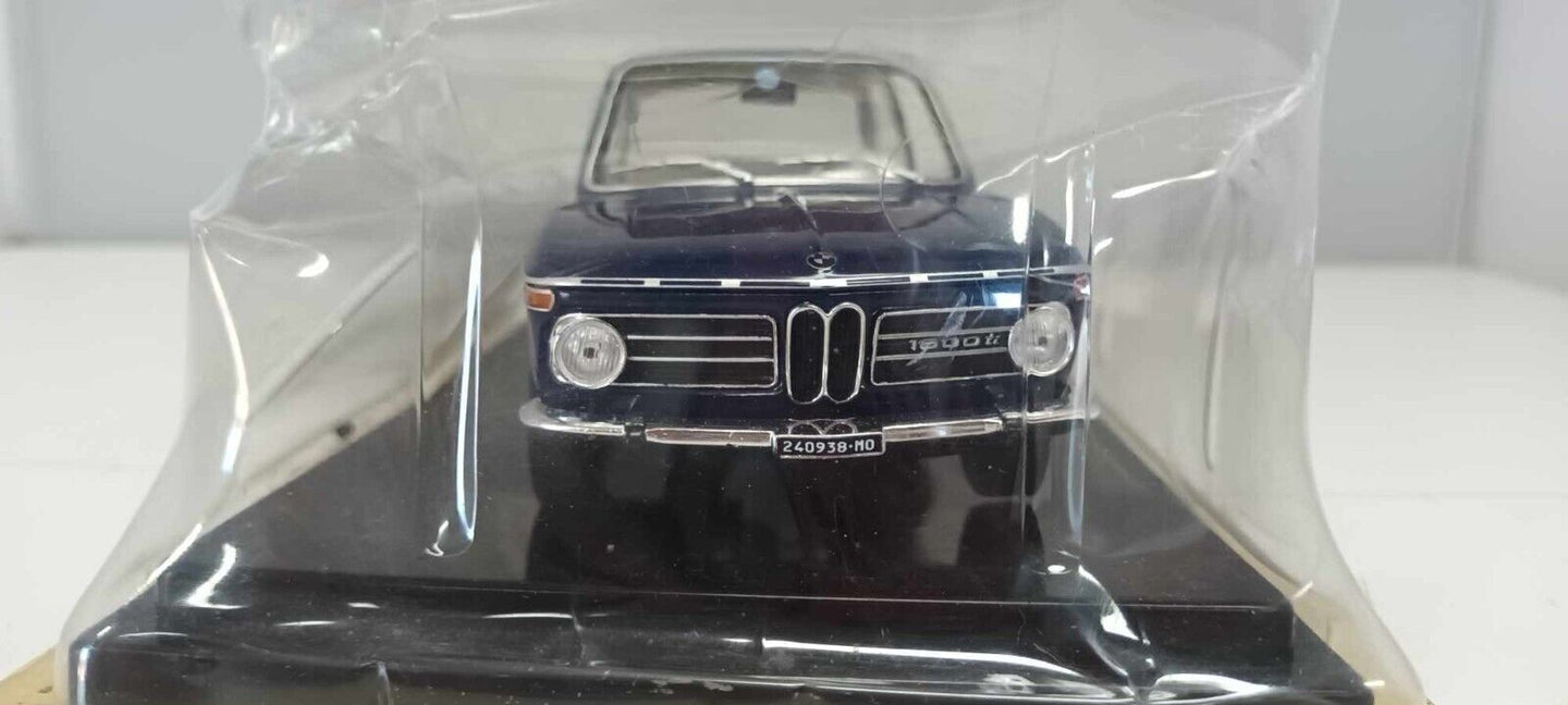 BMW 1600ti 1968 Blu Notte Edicola 1:24 Usato + Blister