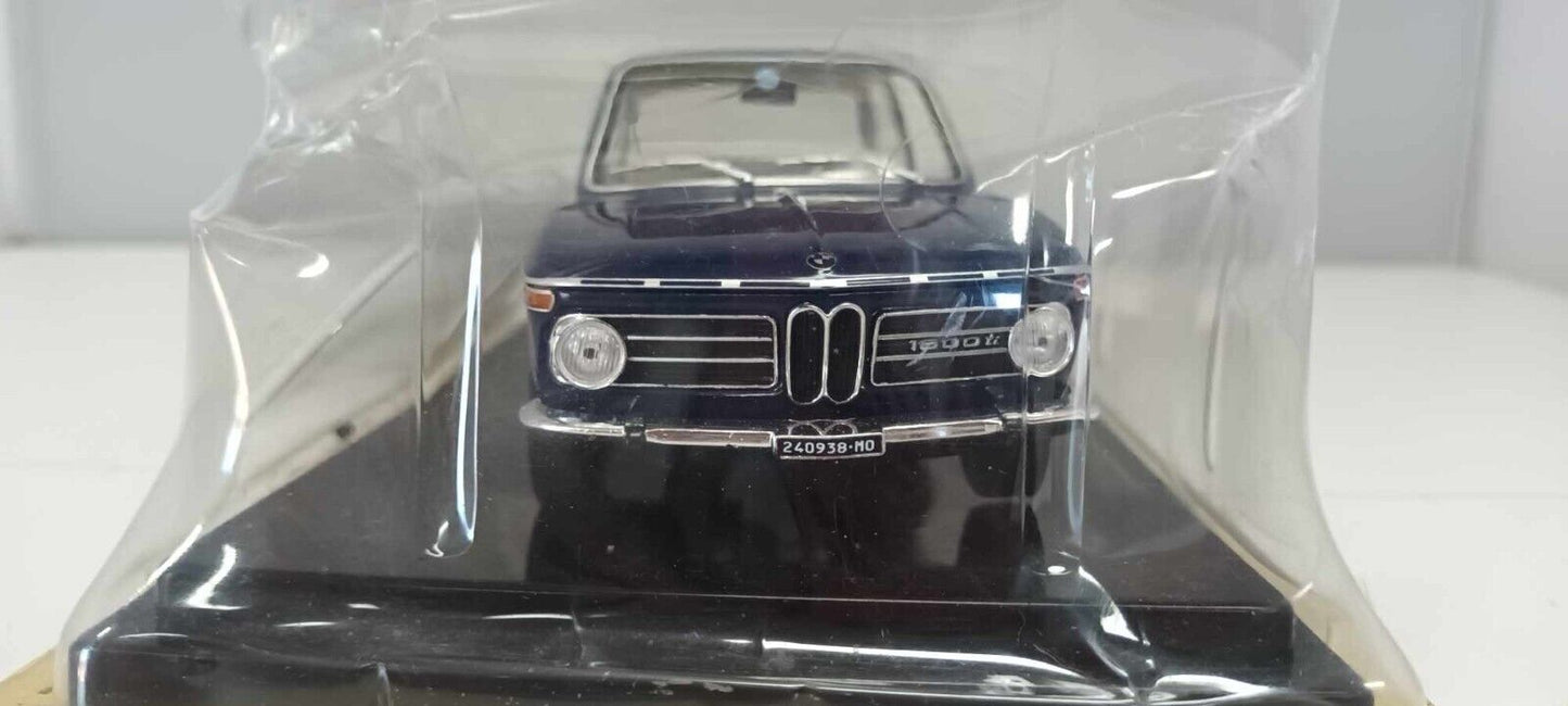 BMW 1600ti 1968 Blu Notte Edicola 1:24 Usato + Blister