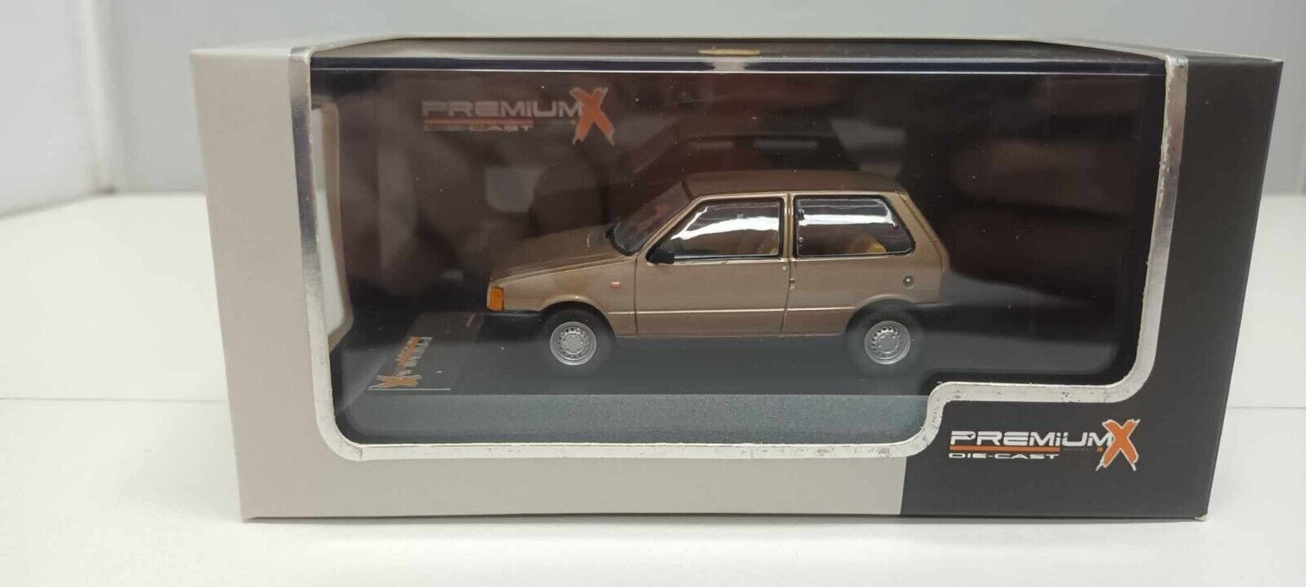 Fiat Uno 1983 Premium X Limited Edition 1:43 Champagne Usato + Teca