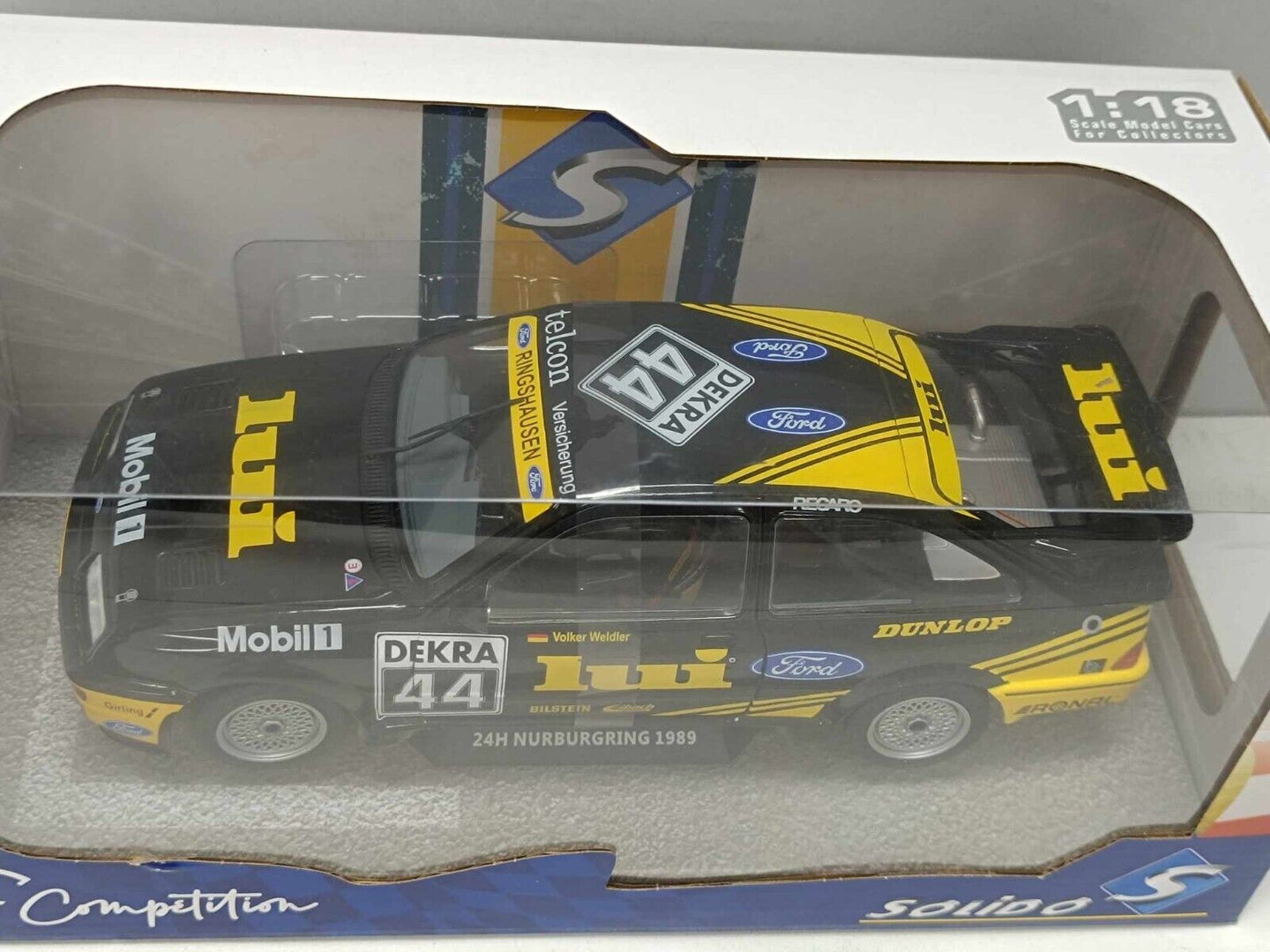 Ford Sierra RS 500 24h Nürburgring 1989 #44 V.Weidler - Solido 1:18 Nuovo