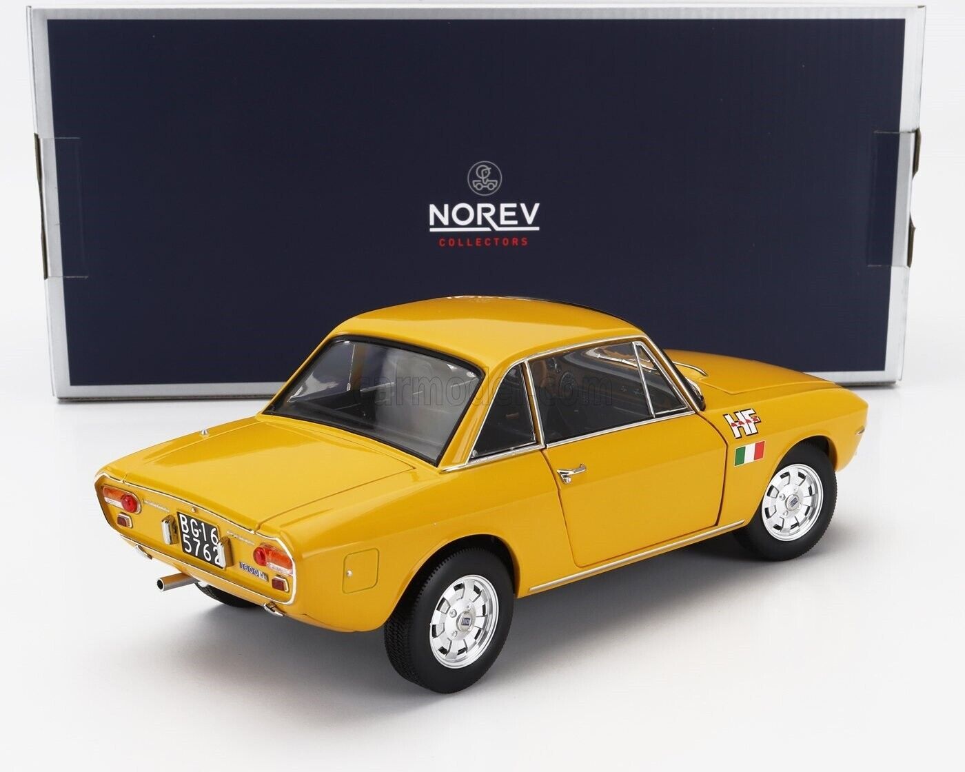 Lancia Fulvia 1600 HF 1971 Orange Giallo Sabbia Norev 1:18 Limited Edition Nuovo
