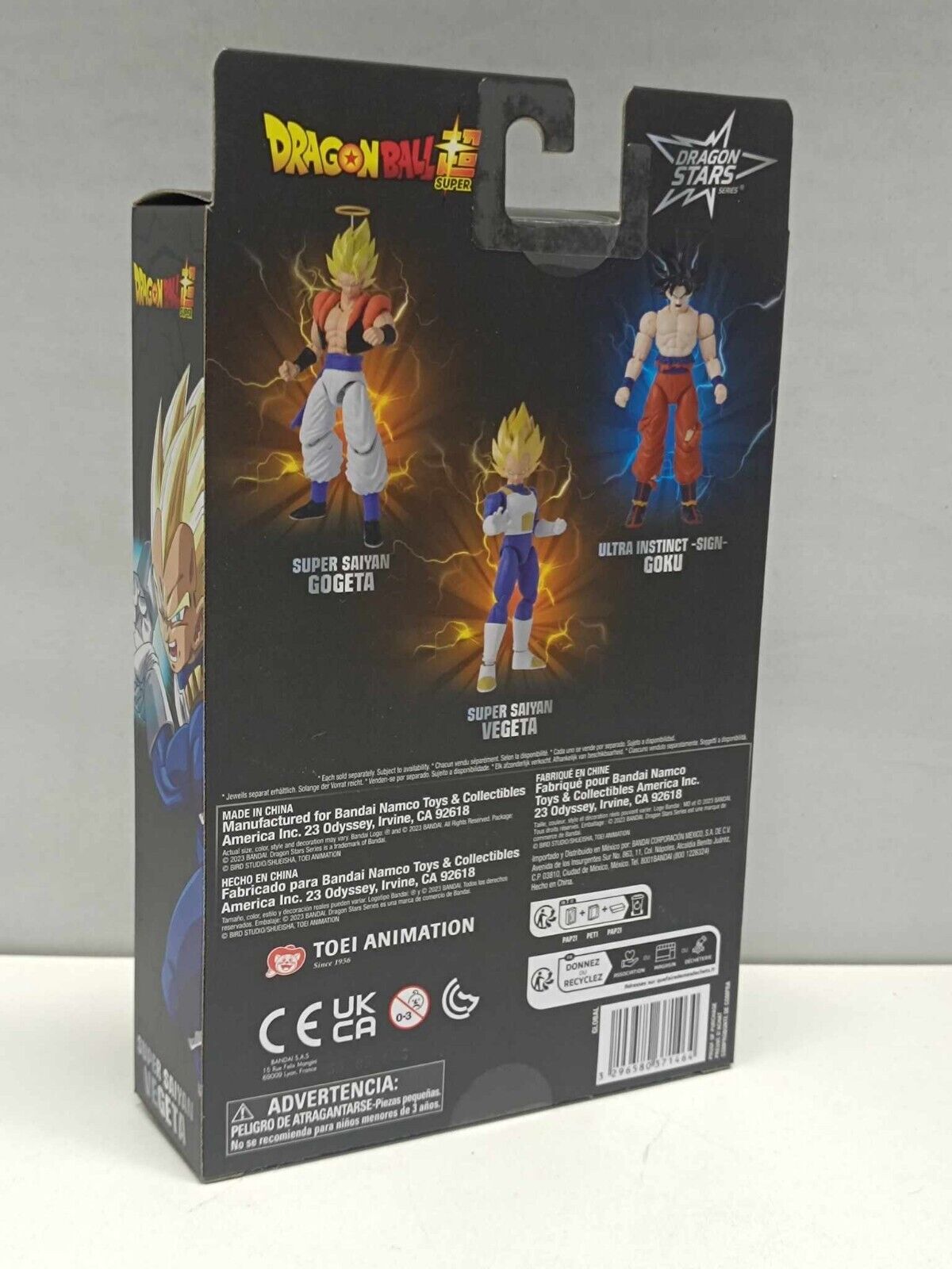 Action Figure Dragon Ball Super Vegeta Super Saiyan Bandai Namco Dragon Stars