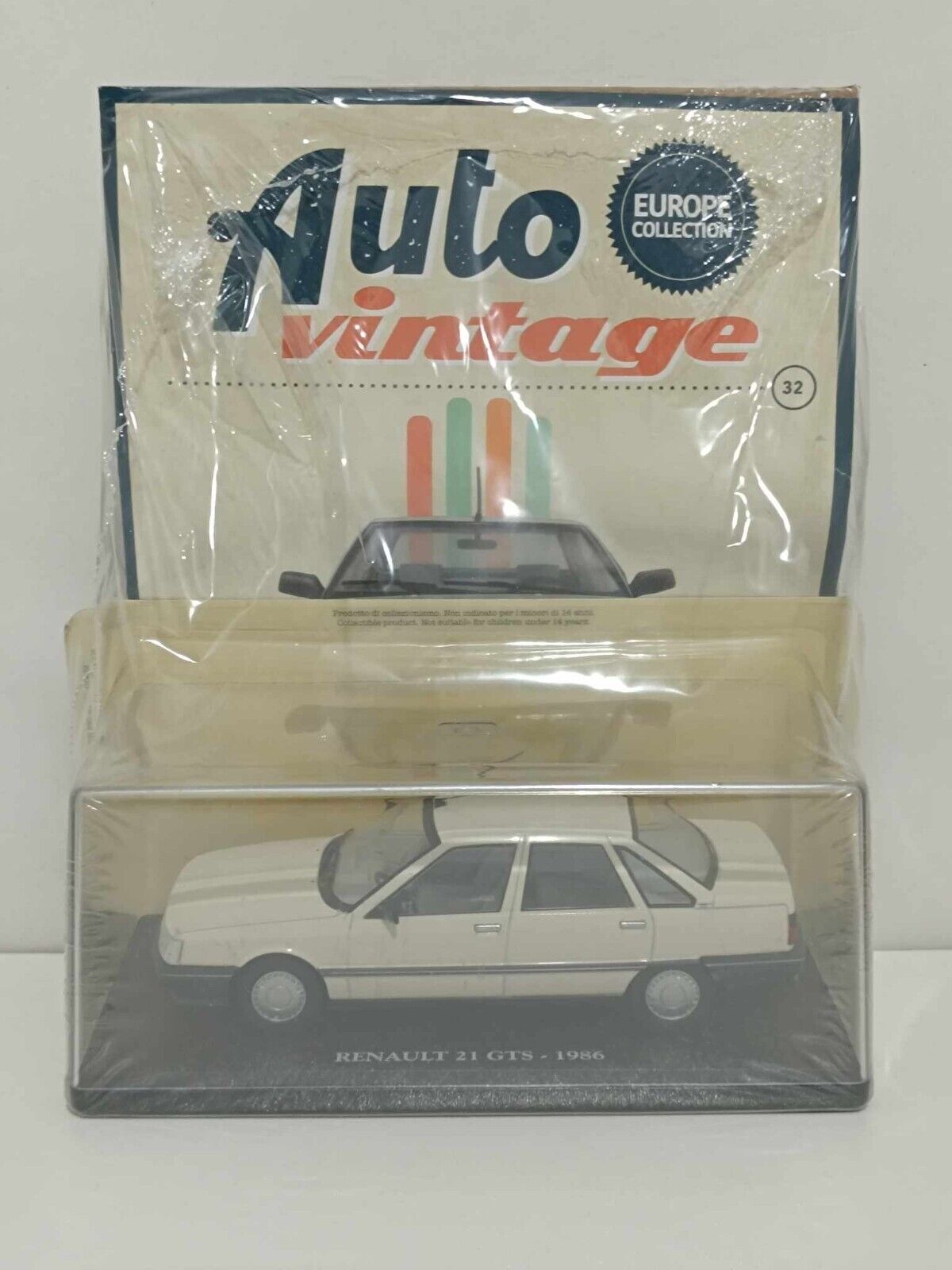 Renault 21 GTS 1986 Beige 1:24 Edicola Auto Vintage + Fascicolo GM Shop