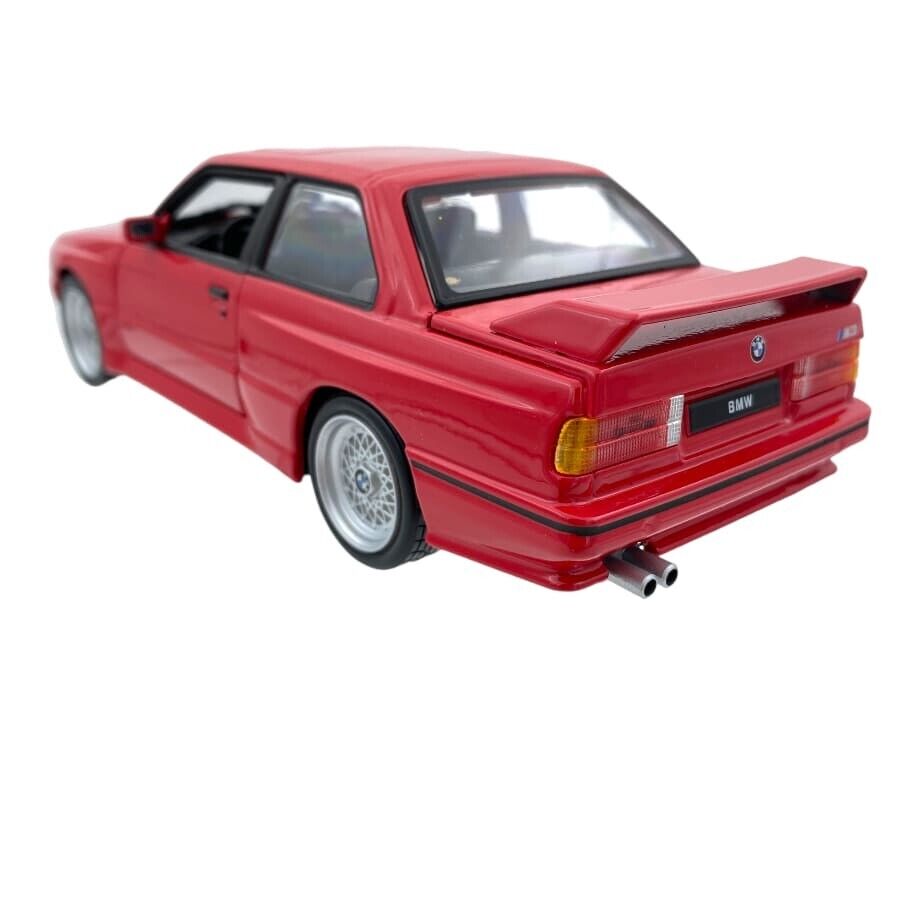 BMW 3 Series M3 Serie 3 E30 - 1988 Rosso Red Burago Bburago 1:24 Nuovo 1/24
