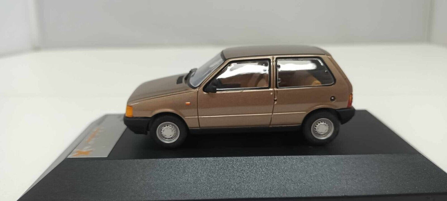 Fiat Uno 1983 Premium X Limited Edition 1:43 Champagne Usato + Teca