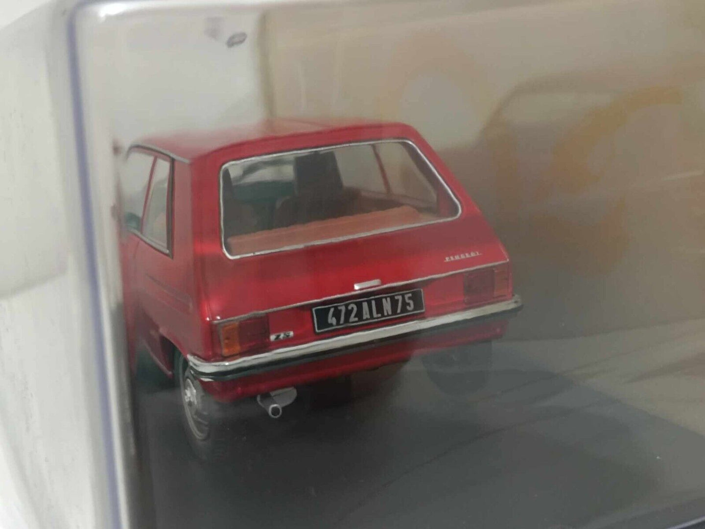 Peugeot 104 ZS 1976 1:24 Rosso Edicola Auto Vintage + Fascicolo