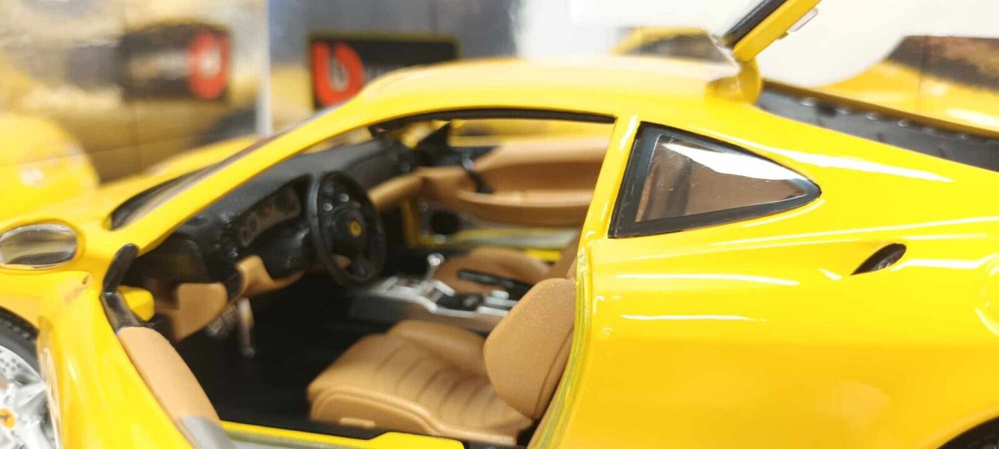Ferrari 360 Modena Giallo Yellow Burago 1:18 Usato + Box Made in Italy - 1/18