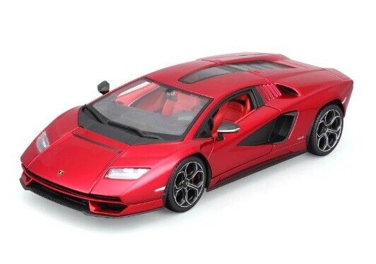 Lamborghini Countach LPI 800-4 Rosso Red Burago Bburago 1:24 Nuovo 1/24