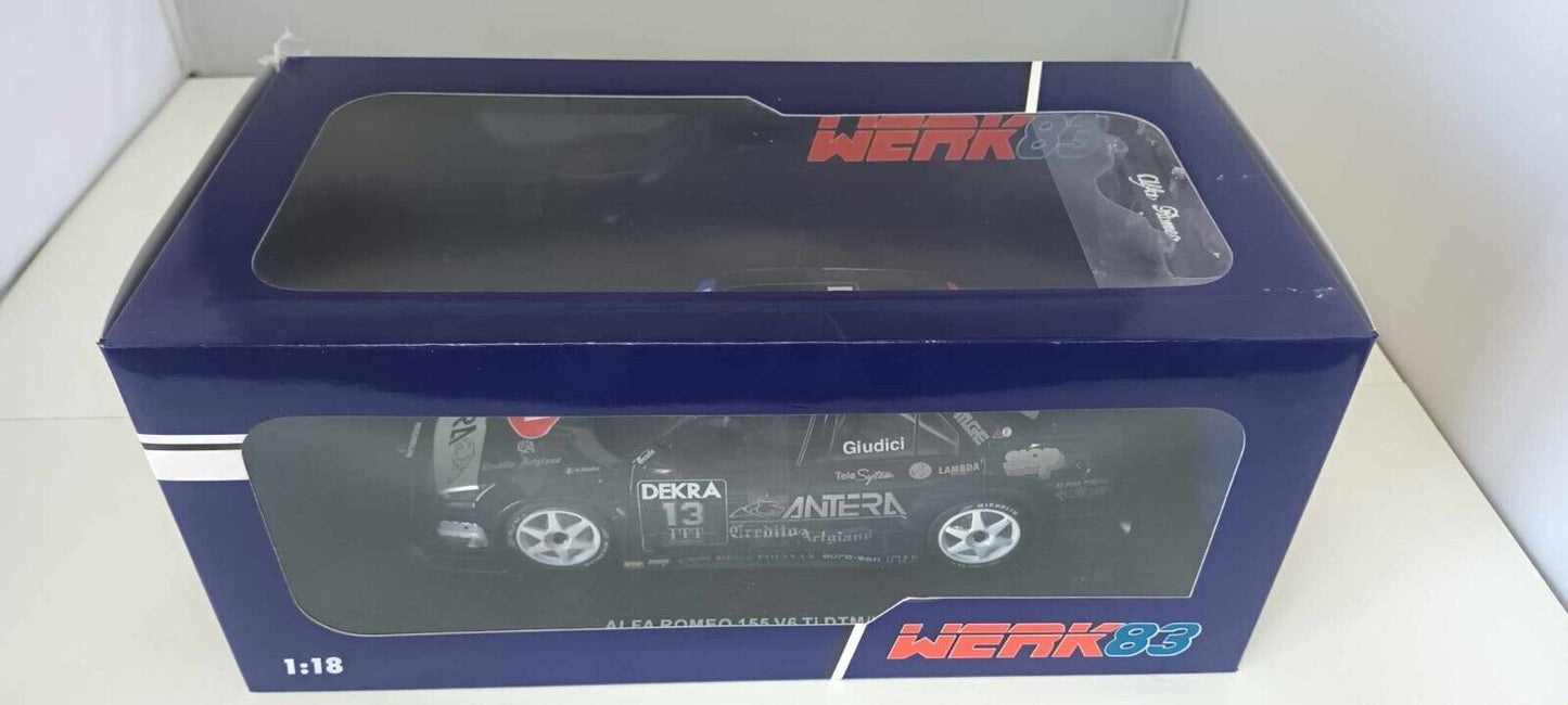 Alfa Romeo 155 DTM / ITC 1995 G.Giudici #13 WERK83 1/18 Nuovo GM Shop