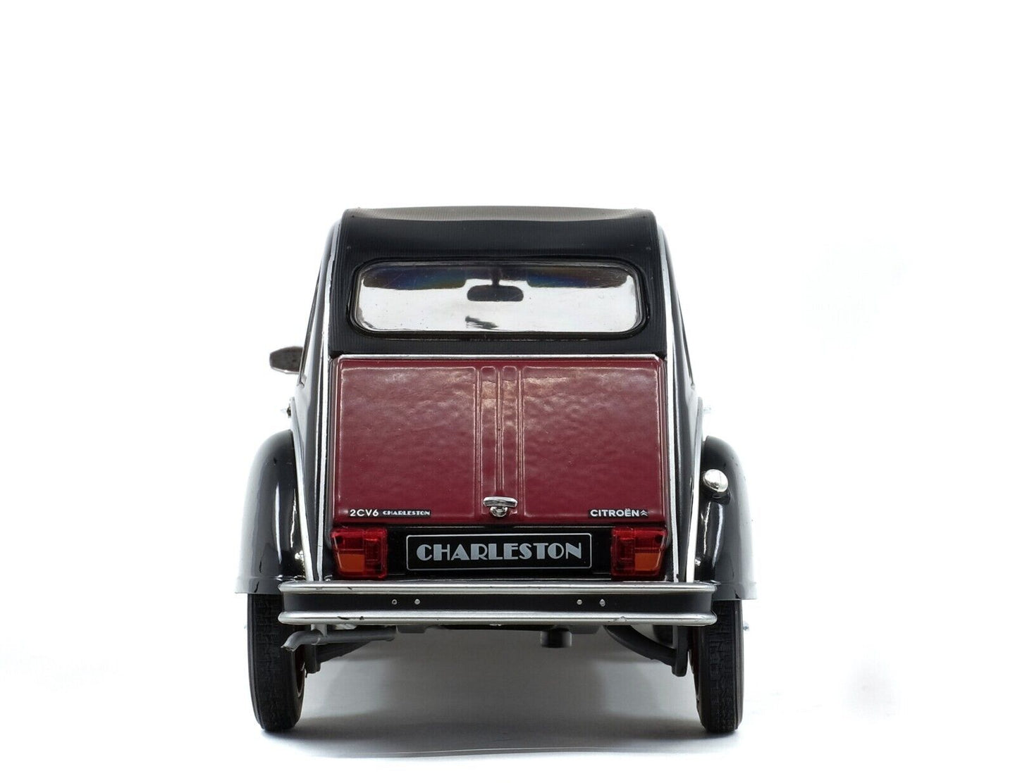 Citroen 2CV 2 CV Charleston 1982 Black / Purple Solido 1:18 Nuovo 1/18