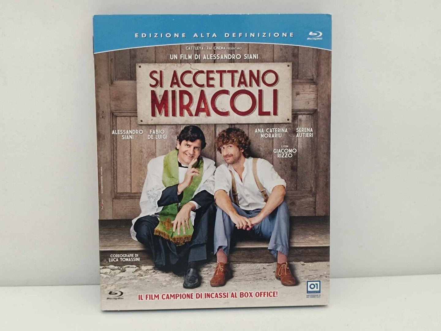 Si Accettano Miracoli Film Blu Ray Alessandro Siani / Fabio De Luigi Italiano