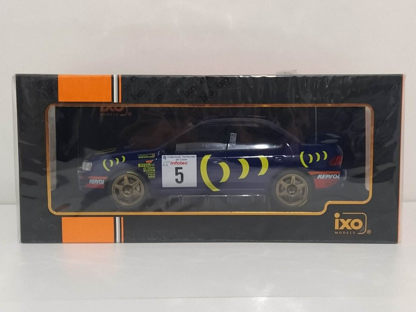 Subaru Impreza 555 n5 Winner Rally Catalunya 1995 - IXO 1:18 GM Shop