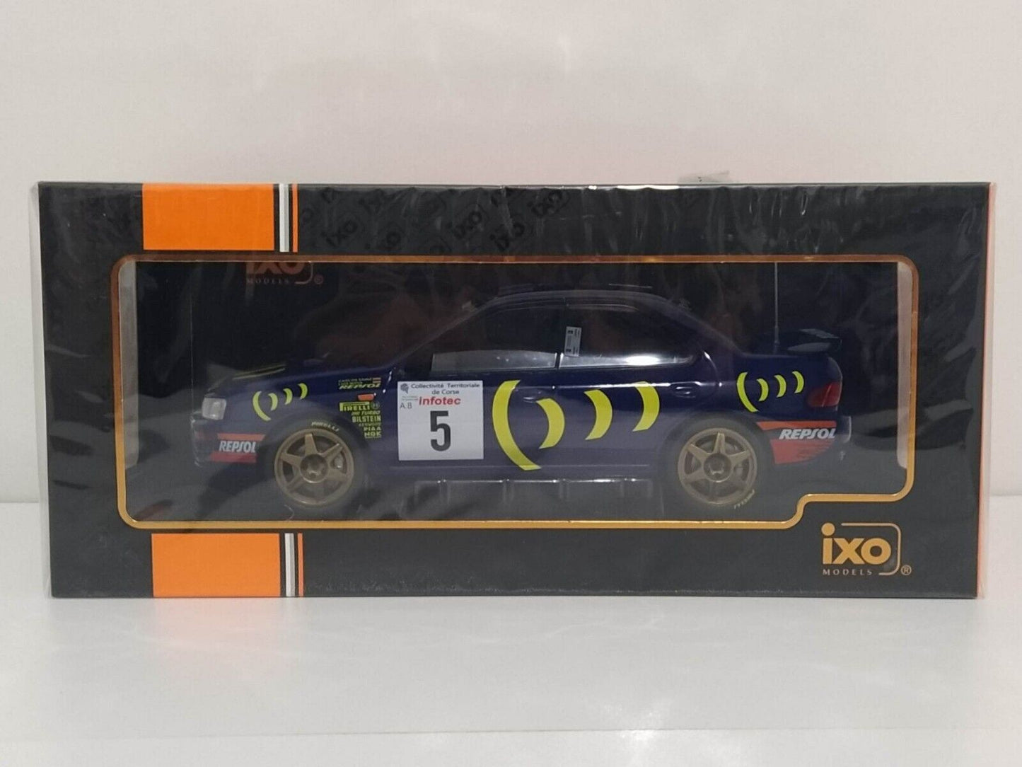 Subaru Impreza 555 n5 Winner Rally Catalunya 1995 - IXO 1:18 GM Shop