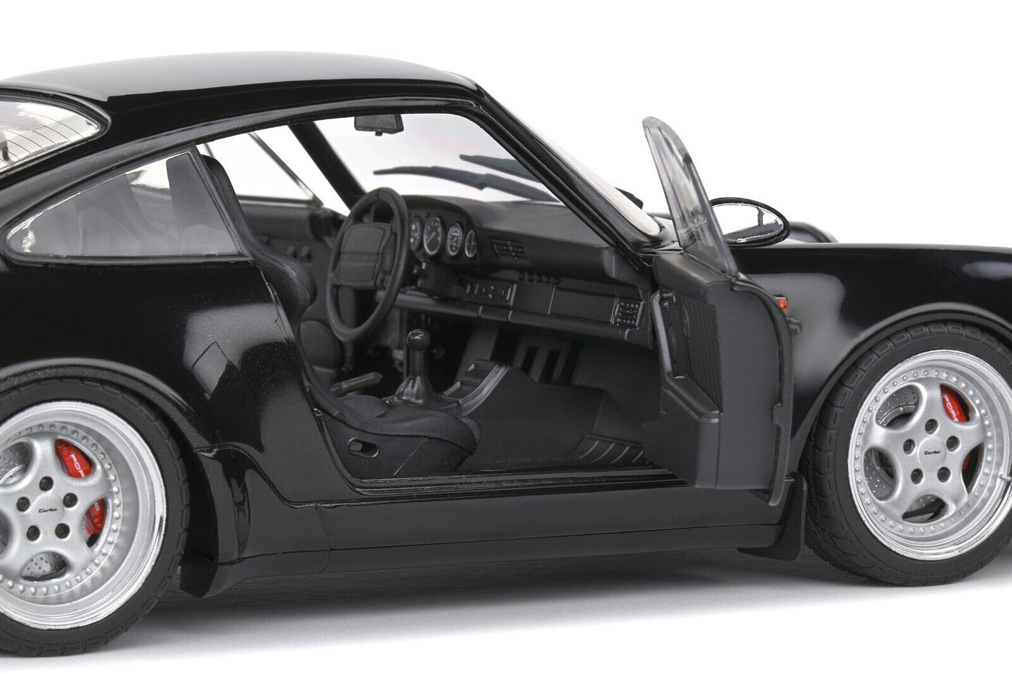 Porsche 964 - 911 Turbo 3.6 Nero Black 1990 Solido 1:18 Nuovo 1/18
