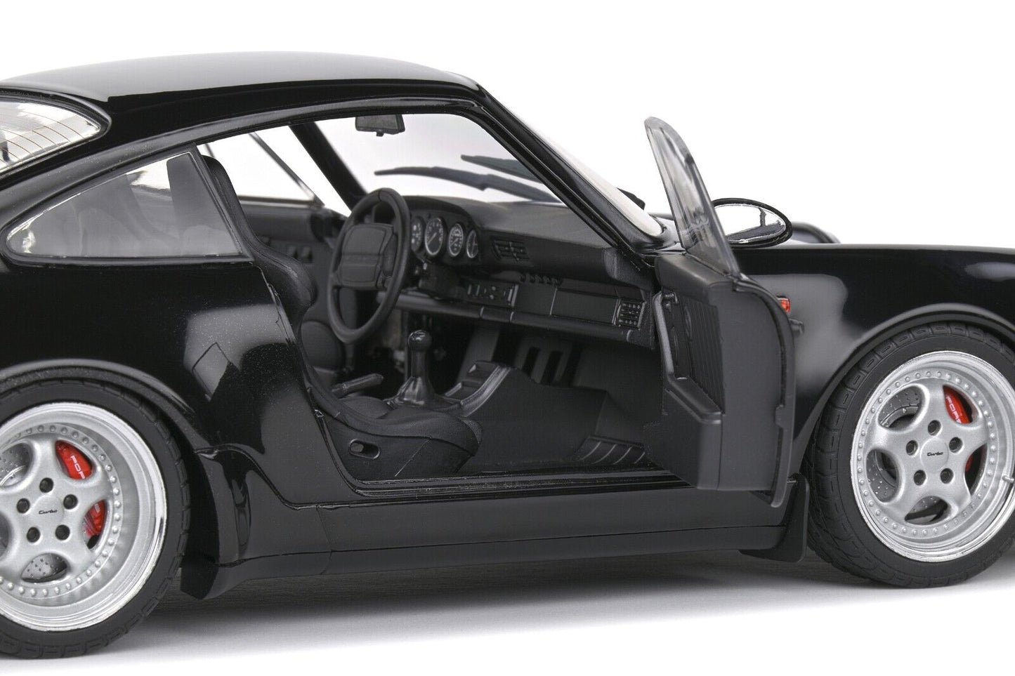 Porsche 964 - 911 Turbo 3.6 Nero Black 1990 Solido 1:18 Nuovo 1/18