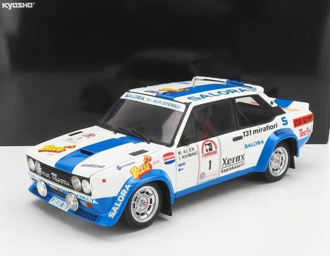 Fiat 131 Abarth Rally 1000 Lakes 1980 Alen #1 - Kyosho 1:18