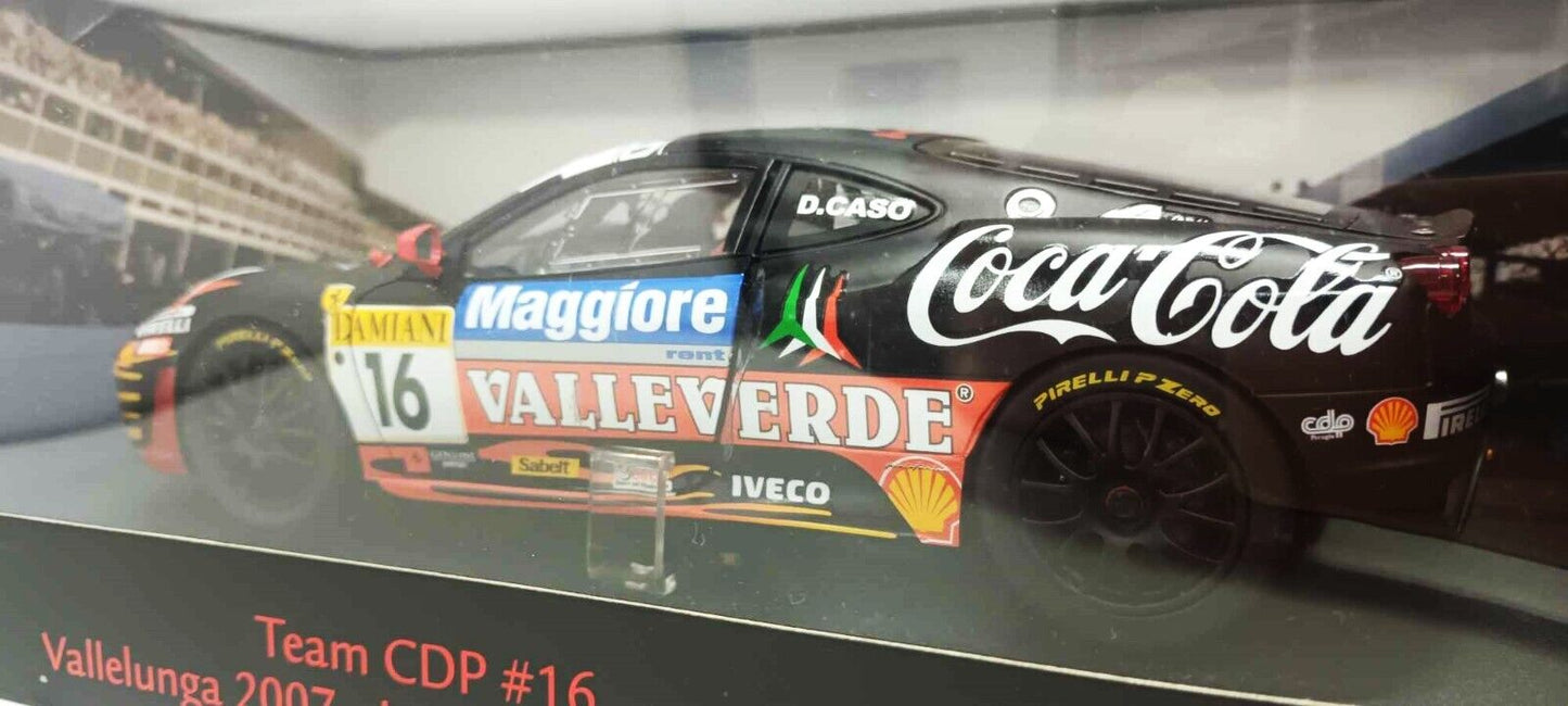 Ferrari F430 Team CDP #16 Vallelunga 2007 Hot Wheels Elite 1:18 Nuovo Die Cast