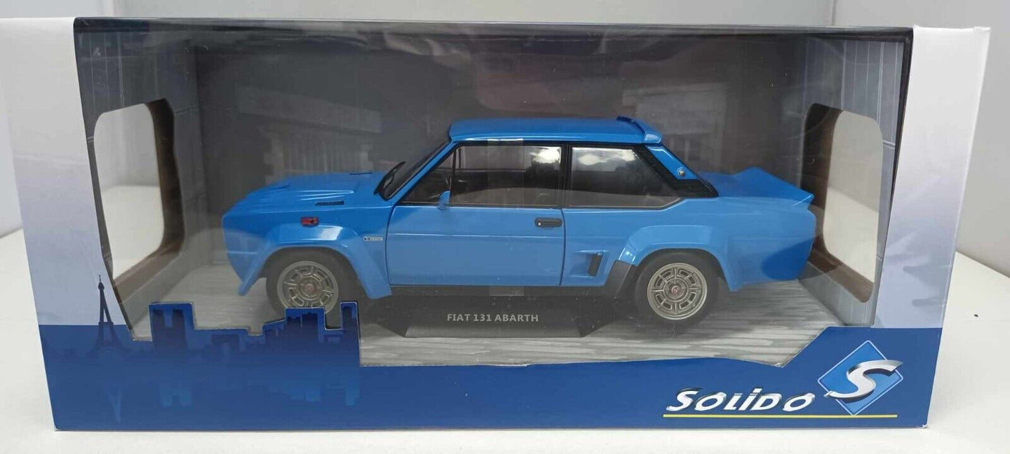 Fiat 131 Abarth Stradale 1980 Blu Blue Solido 1:18 Nuovo 1/18