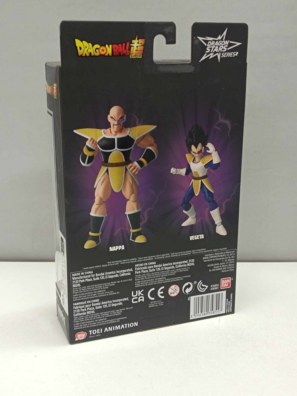 Nappa Dragon Ball Z Dragon Stars Series Action Figure 17 cm - Bandai Nuovo