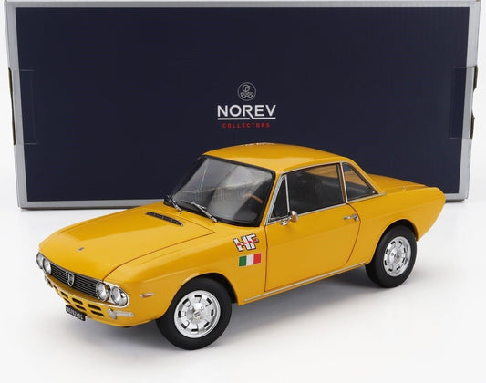 Lancia Fulvia 1600 HF 1971 Orange Giallo Sabbia Norev 1:18 Limited Edition Nuovo