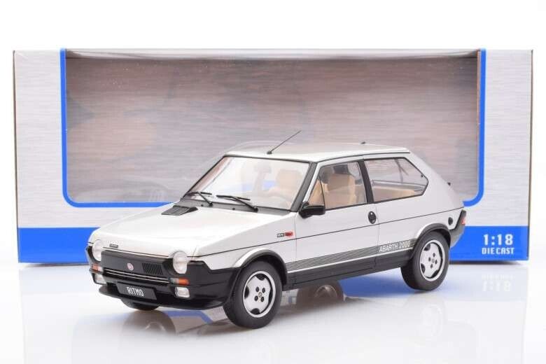 Fiat Ritmo TC 125 Abarth 1982 Modelcar MCG 1/18 Silver Argento Nuovo 1:18