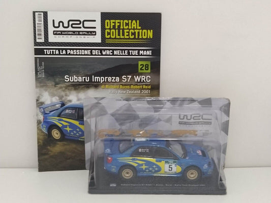 Subaru Impreza S7 WRC 2001 1:24 Edicola Hachette WRC Collection GM Shop