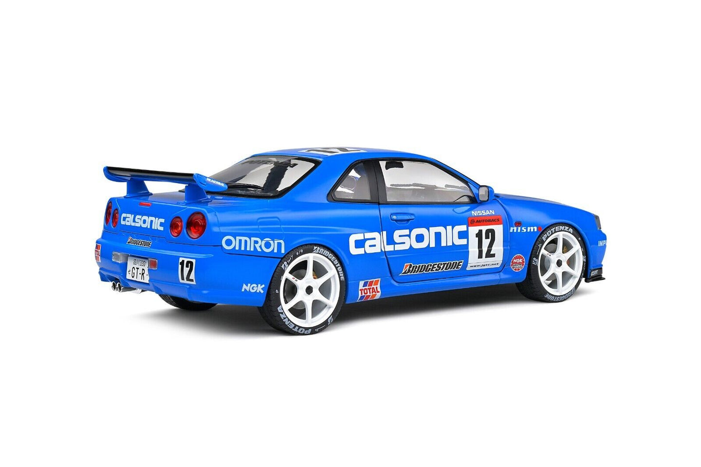 Nissan Skyline GT-R R34 R 34 Streetfighter 2000 Calsonic Solido 1:18 Nuovo 1/18