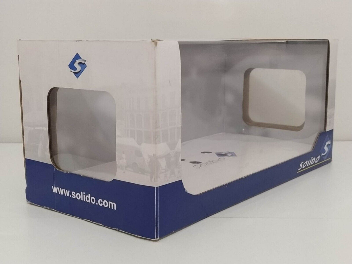 Box Peugeot 205 T.D.C. 1990 - Solido 1:18 (Only Box)