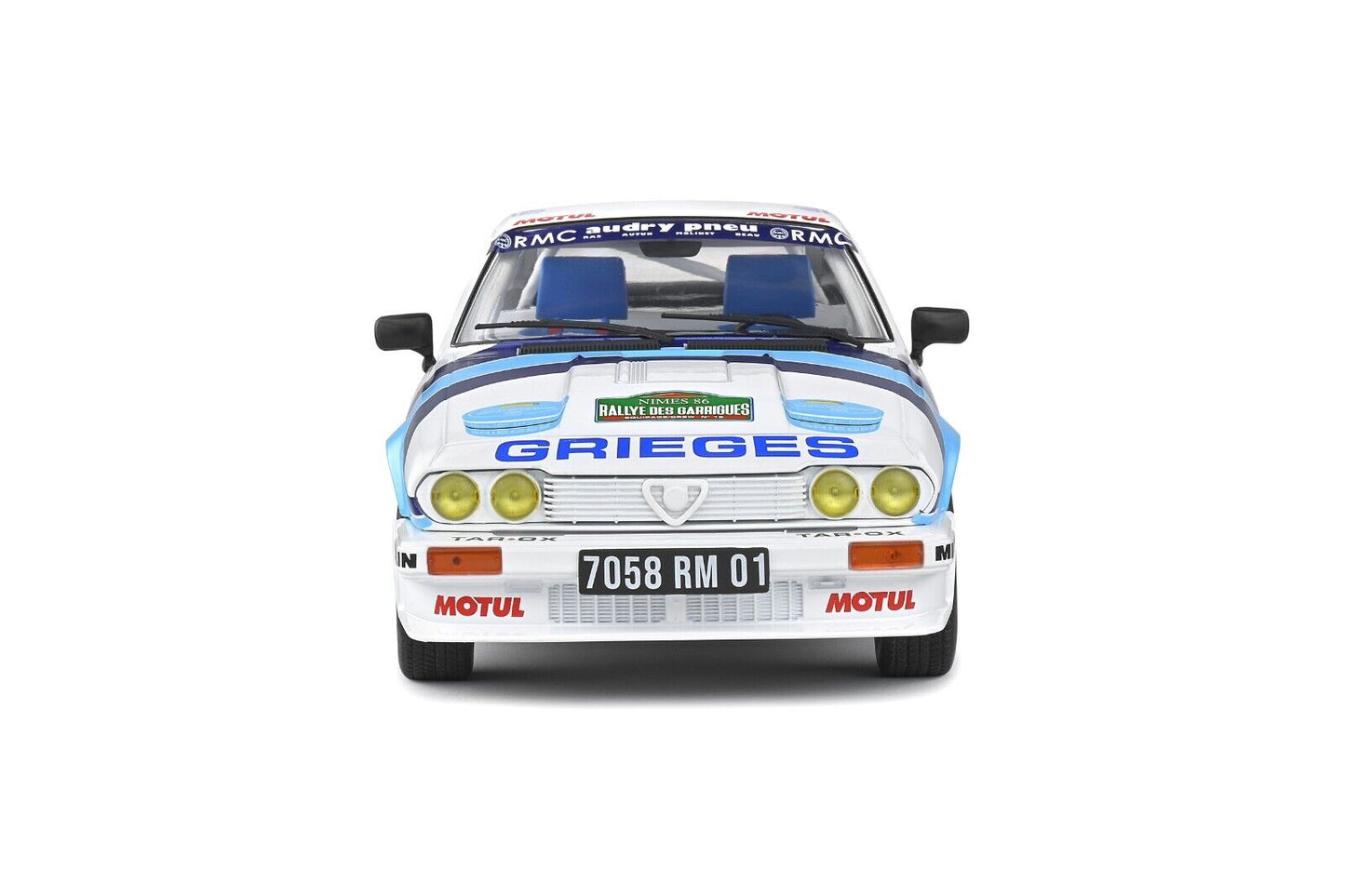 Alfa Romeo GTV6 Rallye Des Garrigues 1986 #15 Rigollet - Bathelot Solido 1:18