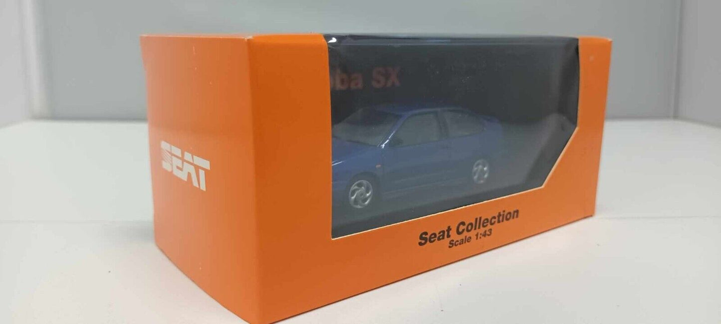 Seat Cordoba SX 1999 Herpa Seat Collection 1:43 Blu Metallizzato Usato + Teca