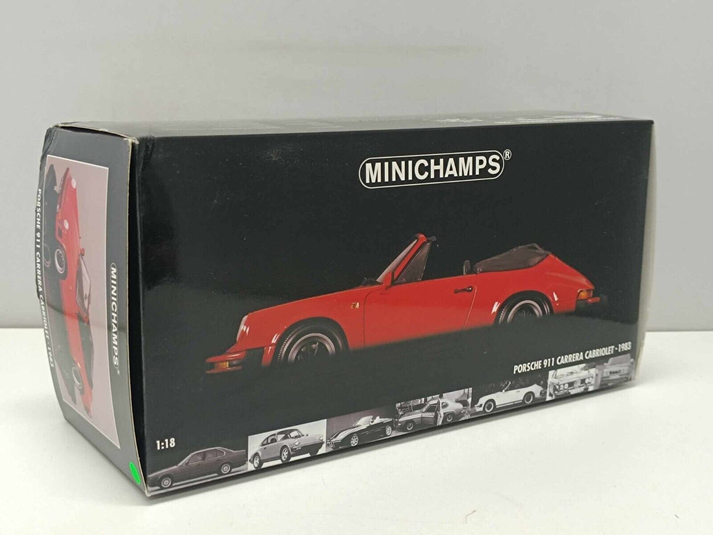 Porsche 911 Carrera Cabriolet 1983 Red Rosso - Minichamps 1:18 Rare